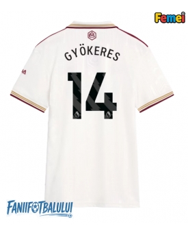 Arsenal Viktor Gyokeres #14 Tricou Fotbal Replică 2025-26 Femei Treilea
